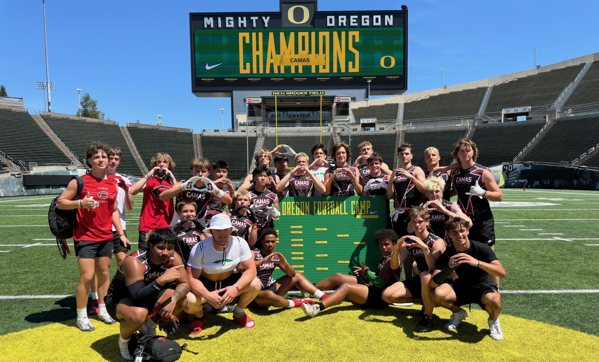 Camas Wins Oregon 7 on 7 Tournament Championship